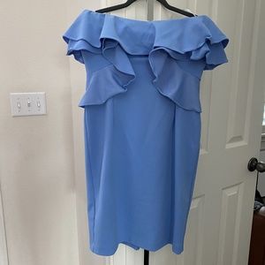Blue Occasion Dress/baby shower dress